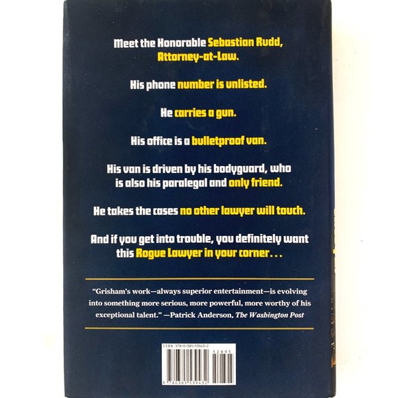 JOHN GRISHAM Hardcover Novel Set: The Broker & Rogue Lawyer - NEW - Picture 5 of 7